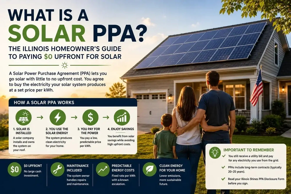 Solar PPA guide for Illinois homeowners